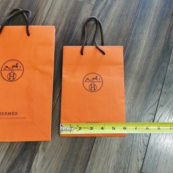 AUTHENTIC Hermes iconic paper bag gift bag - Picture 5 of 5
